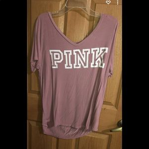 Pink Victoria secret oversized tee